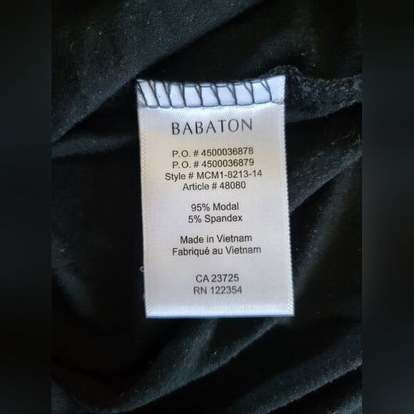 Babaton XS Black Spaghetti-Strap Contour Dress - Picture 3 of 4